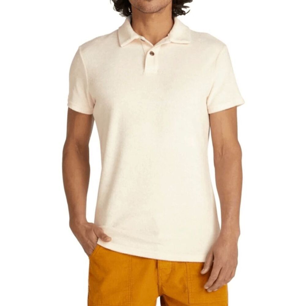 NWT Birdwell Beach Terry Polo Yellow Men’s Small​​​​